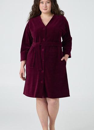 Халат женский велюровый ellen avery lgv 214/00/04