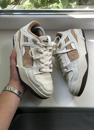 Бежеві чоловічі кеди puma