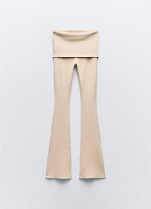 Zara лосини в рубчик кльош