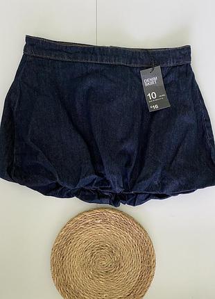 Джинсова спідниця волан denim co розмір с-м