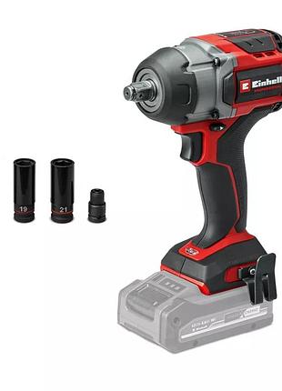 Гайковерт ударний акумуляторний einhell tp-cw 18/750-c li bl — solo (без акб і зп)