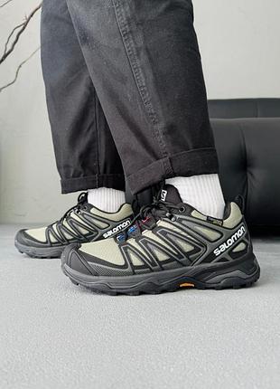 Мужские кроссовки salomon speed cross pro khaki/black gore-tex / smb+ 🔗