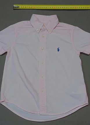 Воротник 29 см ralph lauren size 4/4т розовая тенниска 
100% cotton