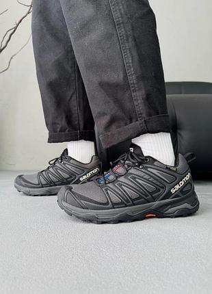 Мужские кроссовки salomon speed cross pro grey/black gore-tex / smb+ 🔗