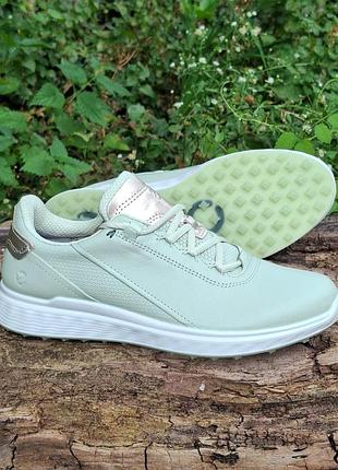 Жіночі шкіряні кросівки ecco w golf s-casual waterproof, 39р.