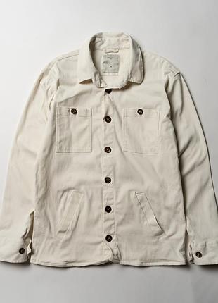 Percival white overshirt jacket [jmh017395]