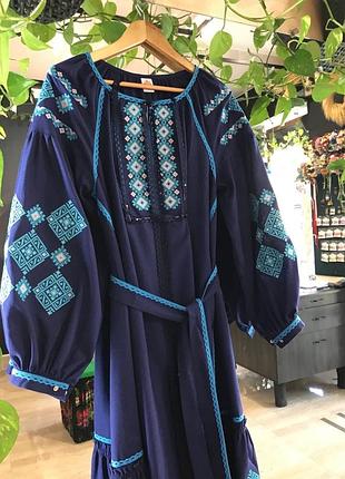 Плаття вишиване лляне / вишиванка