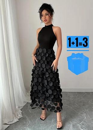 🥰 сукня з обʼємною спідницею l