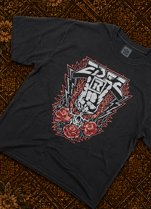 Vintage skull roses t-shirt