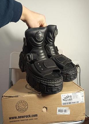 Високі сандалі ботинки  new rock avant-garde platform boots goth punk japanese style 42 43 44