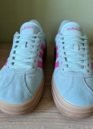 Кроссовки adidas turquoise vl court bold