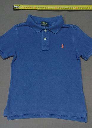 Плечі 29 см polo ralph lauren size 5/5т   синє дитяче  поло 
100% cotton made in guatemala