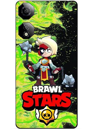 Силіконовий бампер чохол для zte nubia neo 2 5g з героєм бравл лумі brawl