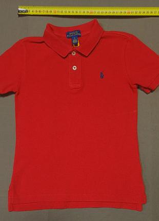Плечі 30 см polo ralph lauren size 5/5т   червоне дитяче  поло 
100% cotton made in cambodia