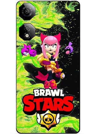 Чехол силиконовый бампер для zte nubia neo 2 5g с героем бравл мелоди brawl