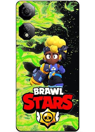 Чехол силиконовый бампер для zte nubia neo 2 5g с героем бравл мэйси brawl