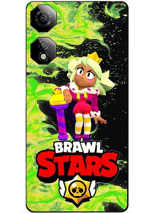 Чехол силиконовый бампер для zte nubia neo 2 5g с героем бравл менди brawl