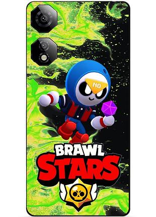 Чехол силиконовый бампер для zte nubia neo 2 5g с героем бравл мипл brawl
