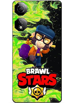Чехол силиконовый бампер для zte nubia neo 2 5g с героем бравл мико brawl