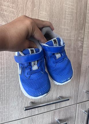 Кросівки дитячі для хлопчика фірми nike синього кольору 22 розмір (устілка 12 см)