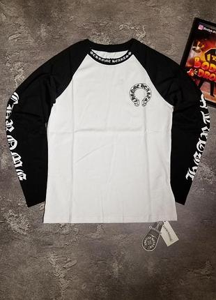 Лонг chrome hearts/лонгслив хром хартс/лонг унисекс
