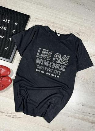 Футболка washed river island з принтом