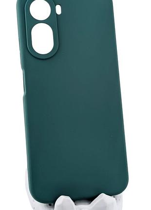 Чехол silicone cover для xiaomi redmi a7 pro 4g бампер с микрофиброй зеленый