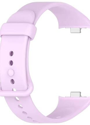 Ремешок для xiaomi redmi watch 6 силиконовый сиреневый