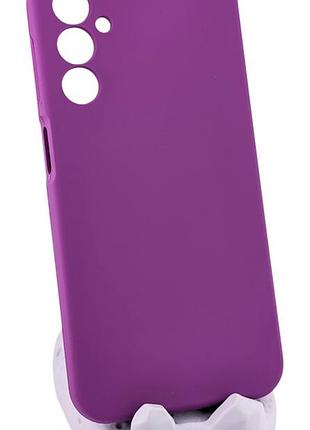 Чохол silicone cover для samsung galaxy a24 / a245 бампер із мікрофіброю фіолетовий