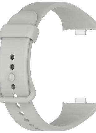 Ремешок для xiaomi redmi watch 4 силиконовый серый