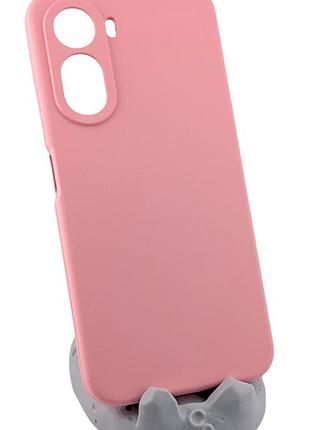 Чехол silicone cover для xiaomi redmi a7 pro 4g бампер с микрофиброй светло-розовый