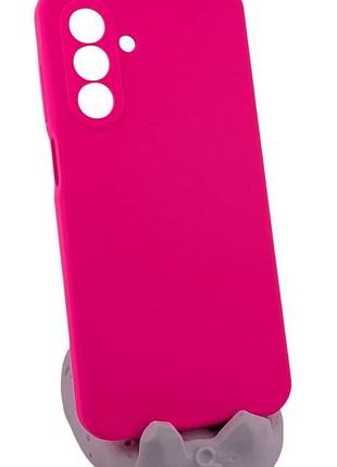 Чохол silicone cover для samsung galaxy a26 / a266 бампер із мікрофіброю рожевий