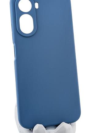 Чехол silicone cover для xiaomi redmi a7 pro 4g бампер с микрофиброй синий