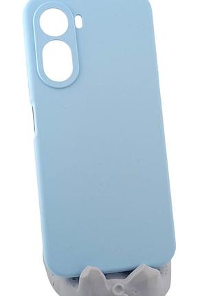 Чохол silicone cover для xiaomi redmi a7 pro 4g бампер із мікрофіброю світло-блакитний