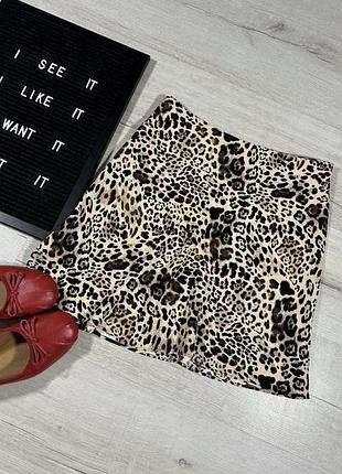 Міні спідниця в леопардовий принт primark