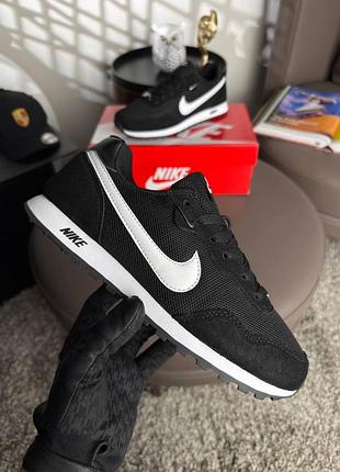 Nike md runner 2 black white 9