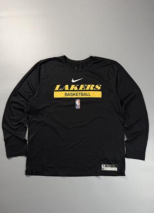 Лонгслів nike nba los angeles lakers dri-fit (xl) оригінал