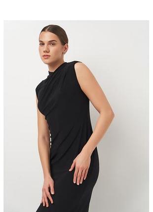 Чорна сукня з гарною горловиною zara sрозмір