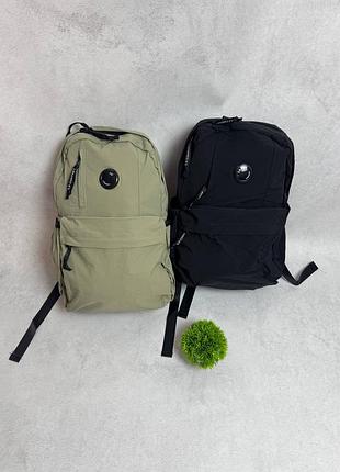 Рюкзак c.p company / сіпі компані nylon b / рюкзак чоловічий / рюкзак сп компані / чорний / хакі / білий