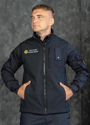 Жилет tactical дснс softshell на флісі синій