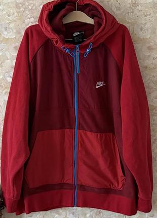 Флисовая куртка батал оверсайз nike унисекс