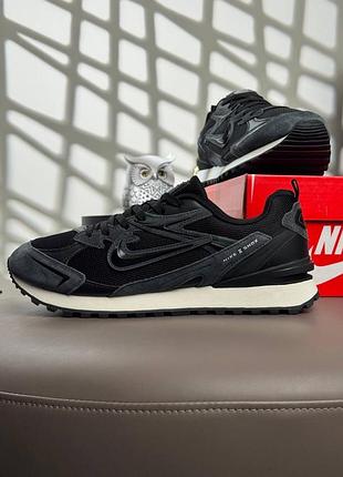 Nike waffle s dark grey black