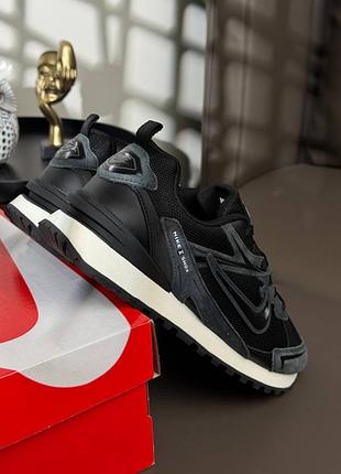 Nike waffle s dark grey black 6