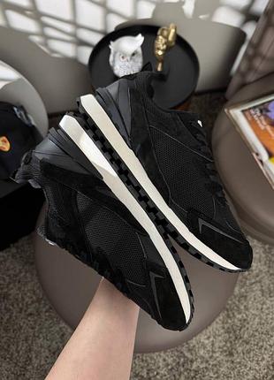 Nike waffle s black white 3