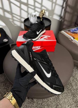 Nike waffle s black white 9