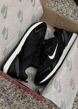 Nike waffle s black white 8