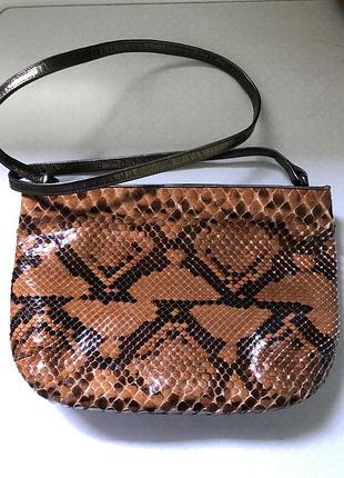 Вінтажна шкіряна сумка maud frizon paris (made in italy), пит