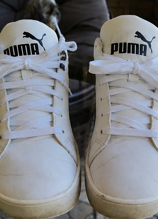 Чоловічі кеди puma білі 42,5–43 / 27–28 см