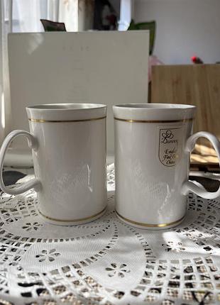 2 чашки dunoon, високоякісна тонка кістяна порцеляна (english fine bone china).