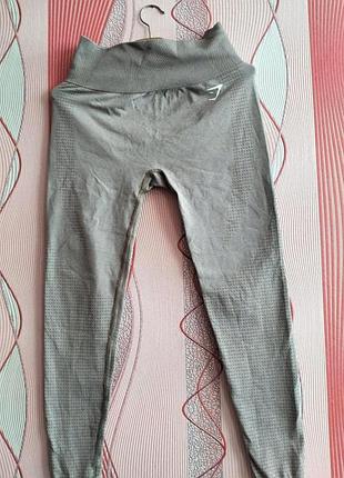Лосины серые gymshark m